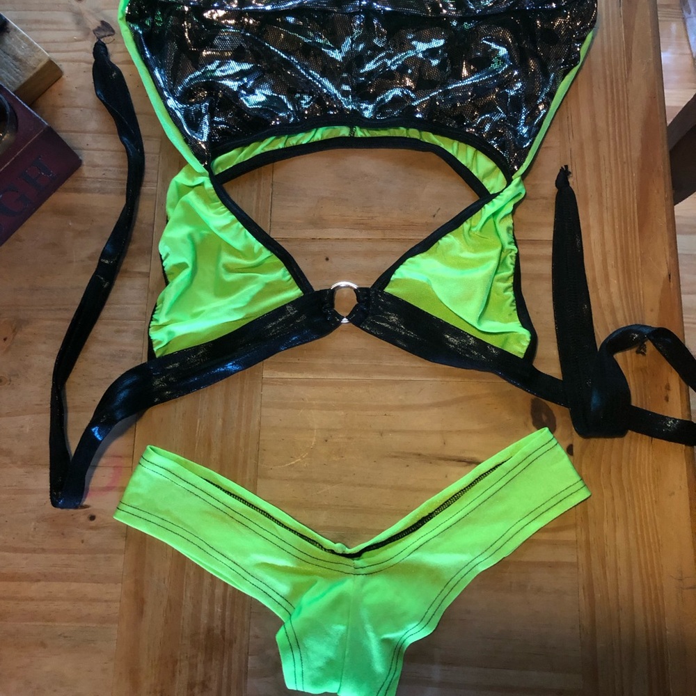 Handmade Hooded Bikini Booty short scrunched butt